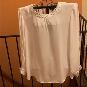 White open back sexy shirt